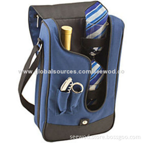 Polyester Wine Ice Pack, Made of 600D Polyester